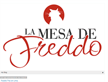 Tablet Screenshot of lamesadefreddo.com